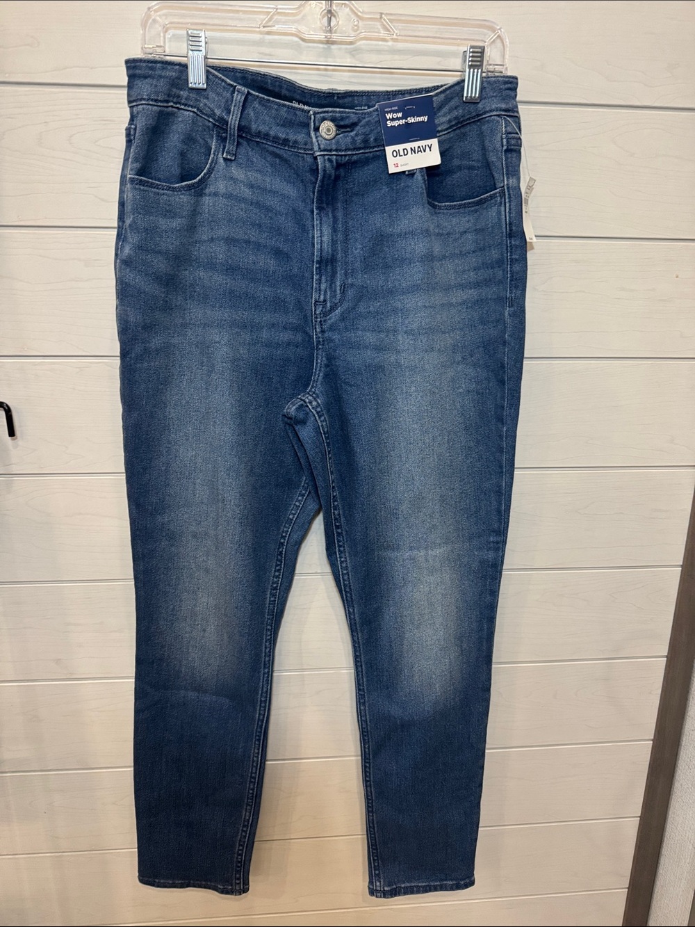 NWT. Old navy jeans size 12 short   Wow super skinny